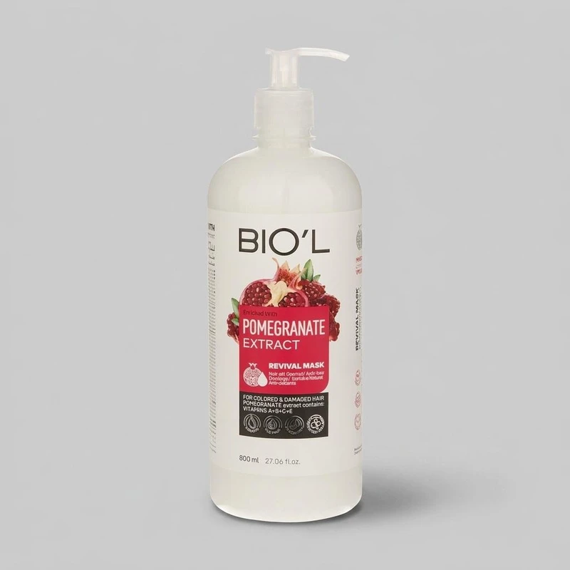 ماسک مو بیول مدل Pomegranate حجم 800 میلی لیتر