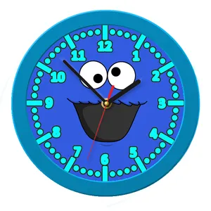 ساعت دیواری کودک مدل صورت کارتونی