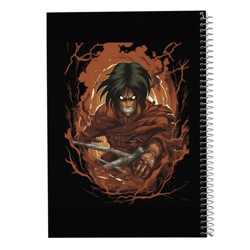 دفتر نت موسیقی 50 برگ مدوپد مدل Attack on Titan کد DF10432