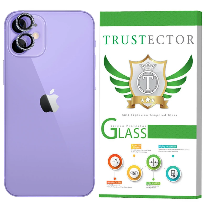 محافظ لنز دوربین تراستکتور مدل LNT-Glass مناسب برای گوشی موبایل اپل iPhone 12 mini