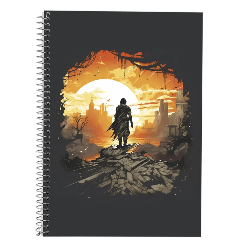 دفتر زبان 50 برگ مدوپد مدل سه خط طرح تایتان Titan کد DF11914