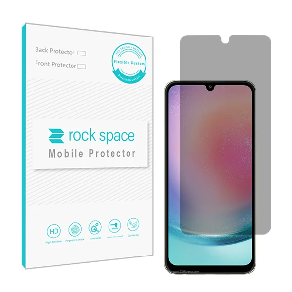 محافظ صفحه نمایش حریم شخصی راک اسپیس کد PRV مناسب برای گوشی موبایل سامسونگ Galaxy A24 4G