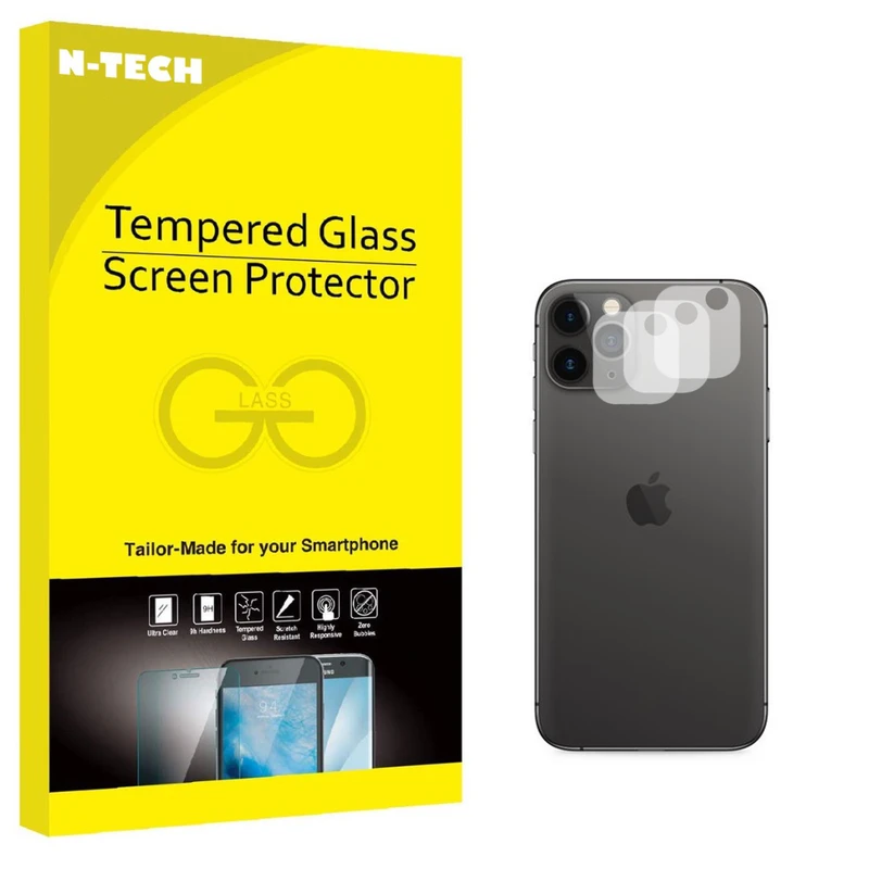 محافظ لنز دوربین انتک مدل LSNK-01 مناسب برای گوشی موبایل اپل Iphone 11 Pro بسته سه عددی