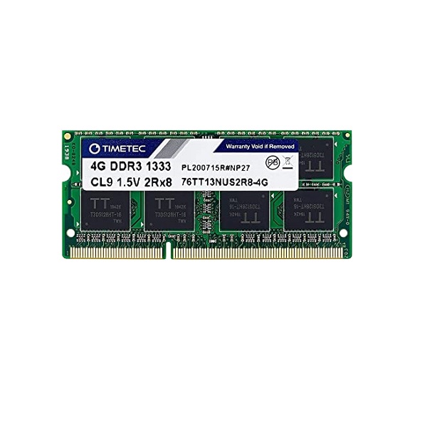 رم لپتاپ DDR3 تک کاناله 1333 مگاهرتز CL9 تایم تک مدل PC3-10600 ظرفیت 4 گیگابایت