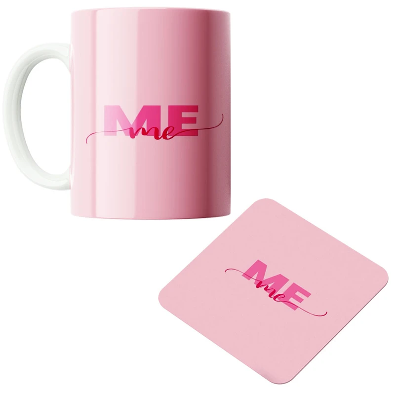 ماگ پاد آفرین مدل من کد 697 به همراه زیر لیوانی 