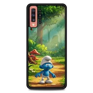 AKAM AMC-WSGA70-SMURFS-7 Cover For Samsung Galaxy A70