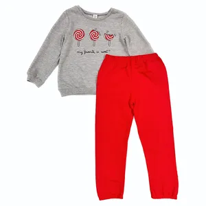 ست سویشرت و شلوار دخترانه ال سی وایکیکی مدل آبنبات