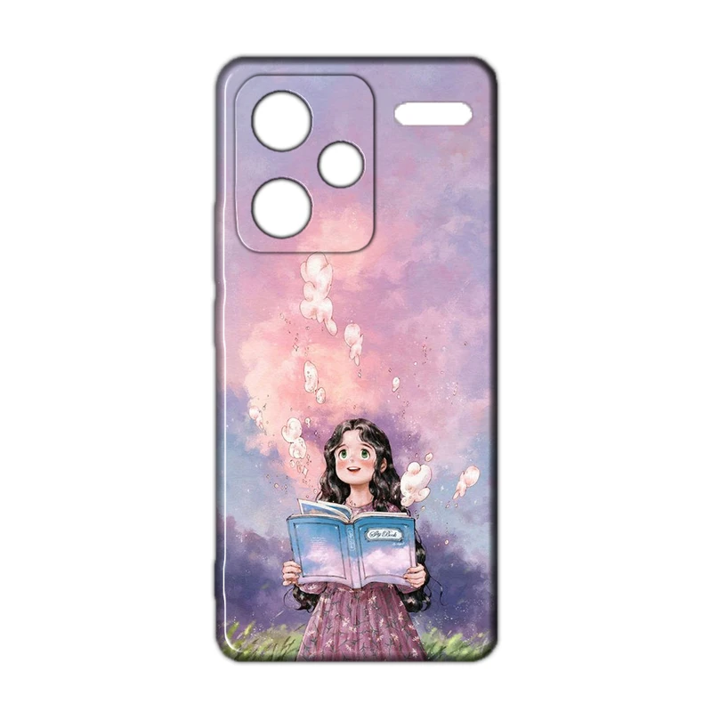کاور مدل دخترانه کد 113 مناسب برای گوشی موبایل شیائومی Redmi Note 13 Pro Plus