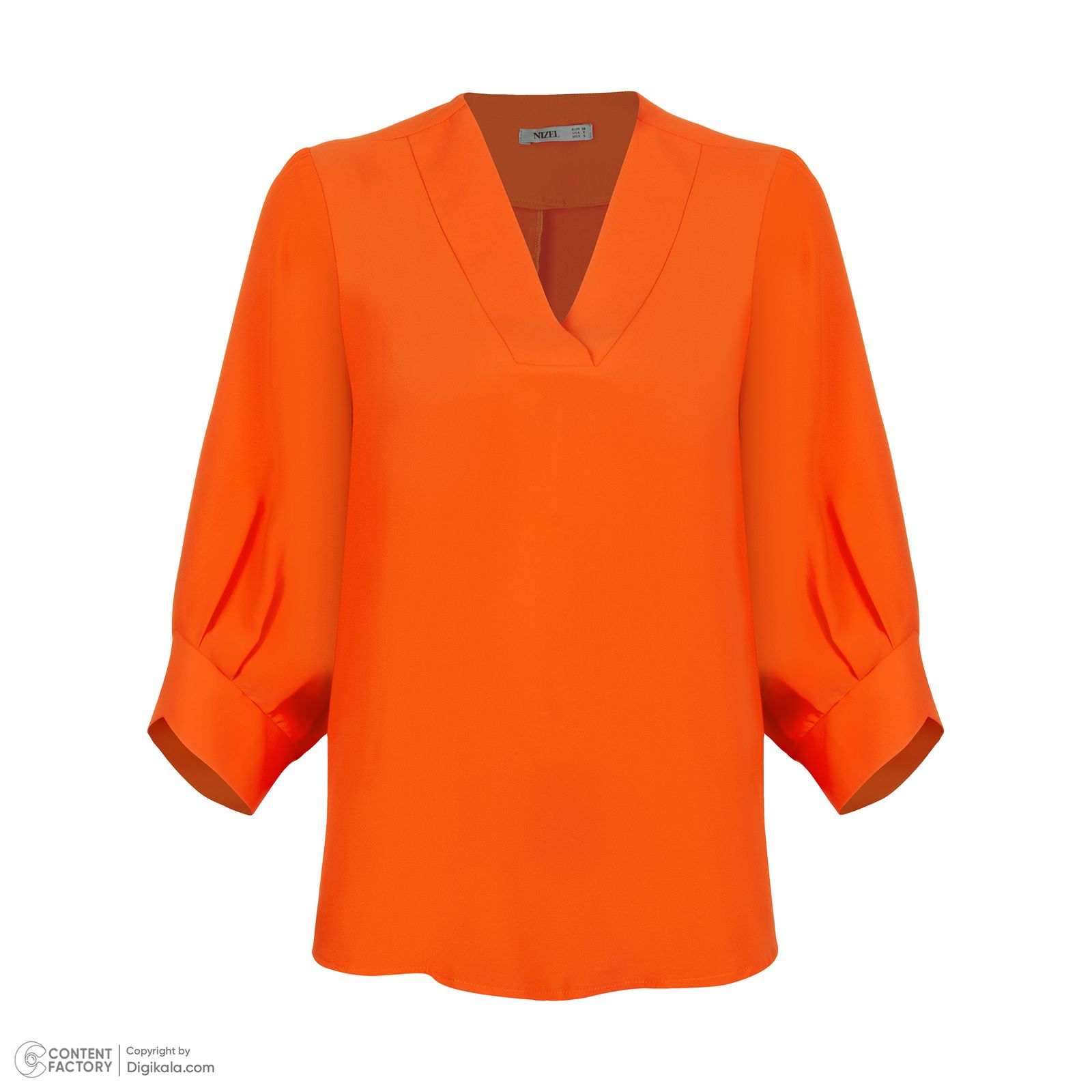 بلوز آستین بلند زنانه نیزل مدل 0962-016 رنگ نارنجی -  - 3