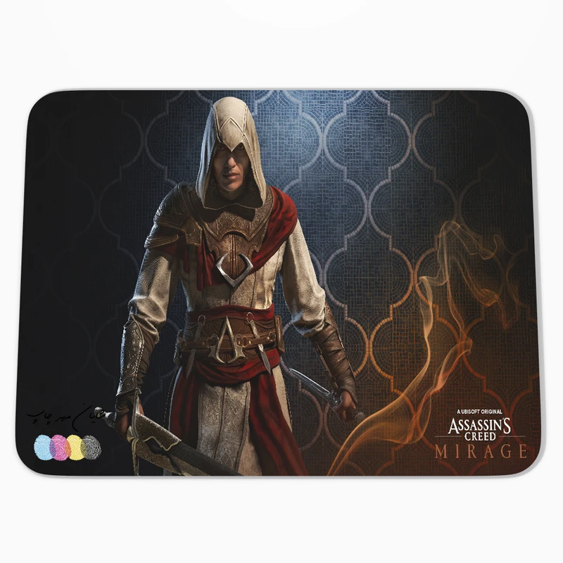 ماوس پد شایان مهر چاپ مدل assasins creed 02