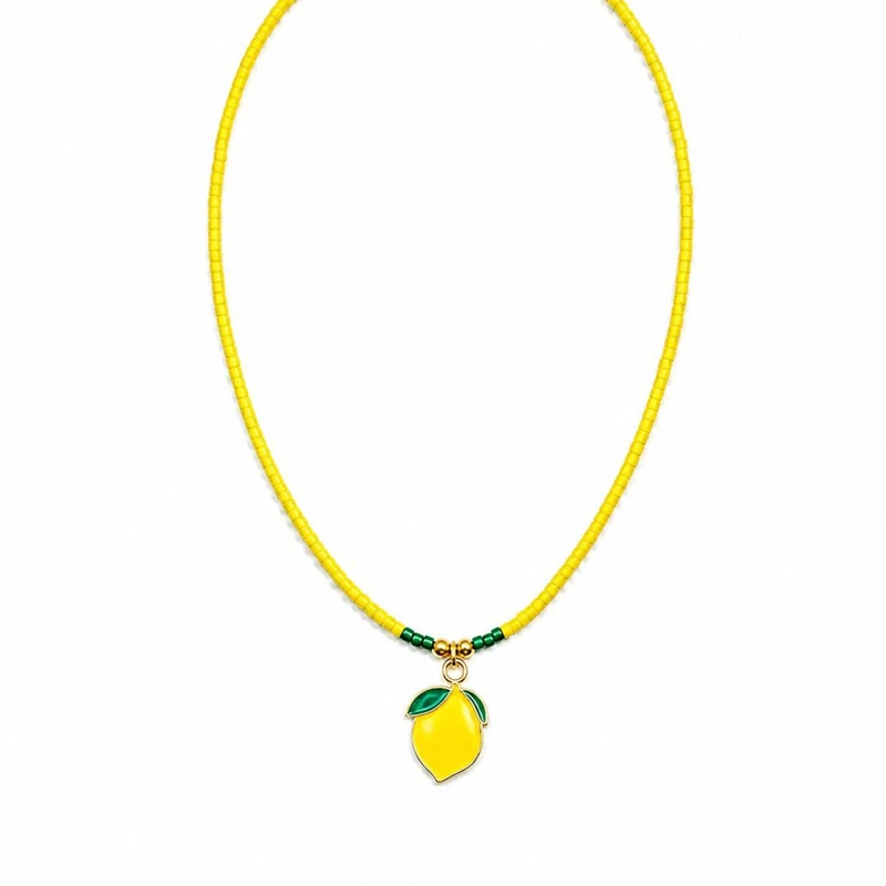 گردنبند زمانه گالری شادونه مدل Lemon