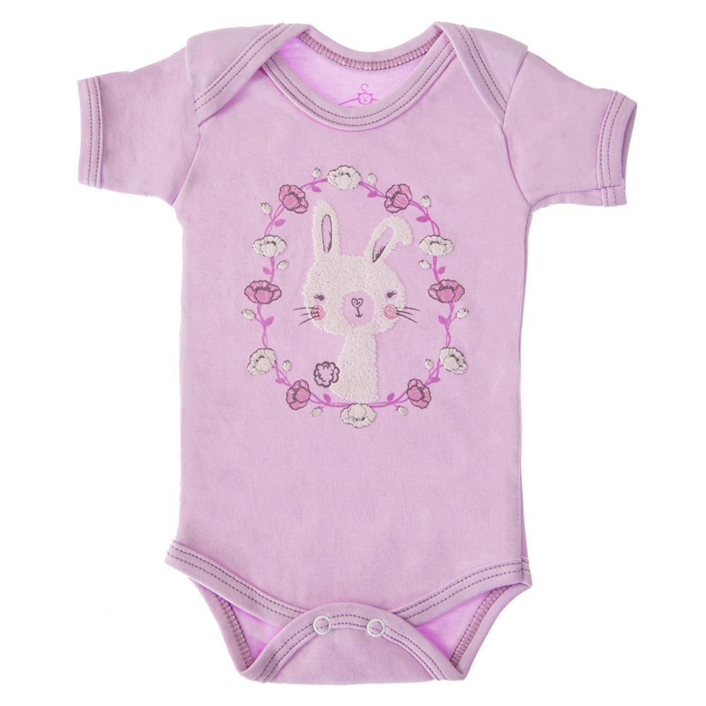 بادی آستین کوتاه نوزادی کد 64