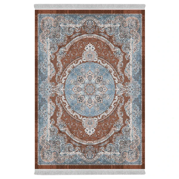 فرش پارچه‌ای دفه مدل فرشینه طرح مدرن کد 800