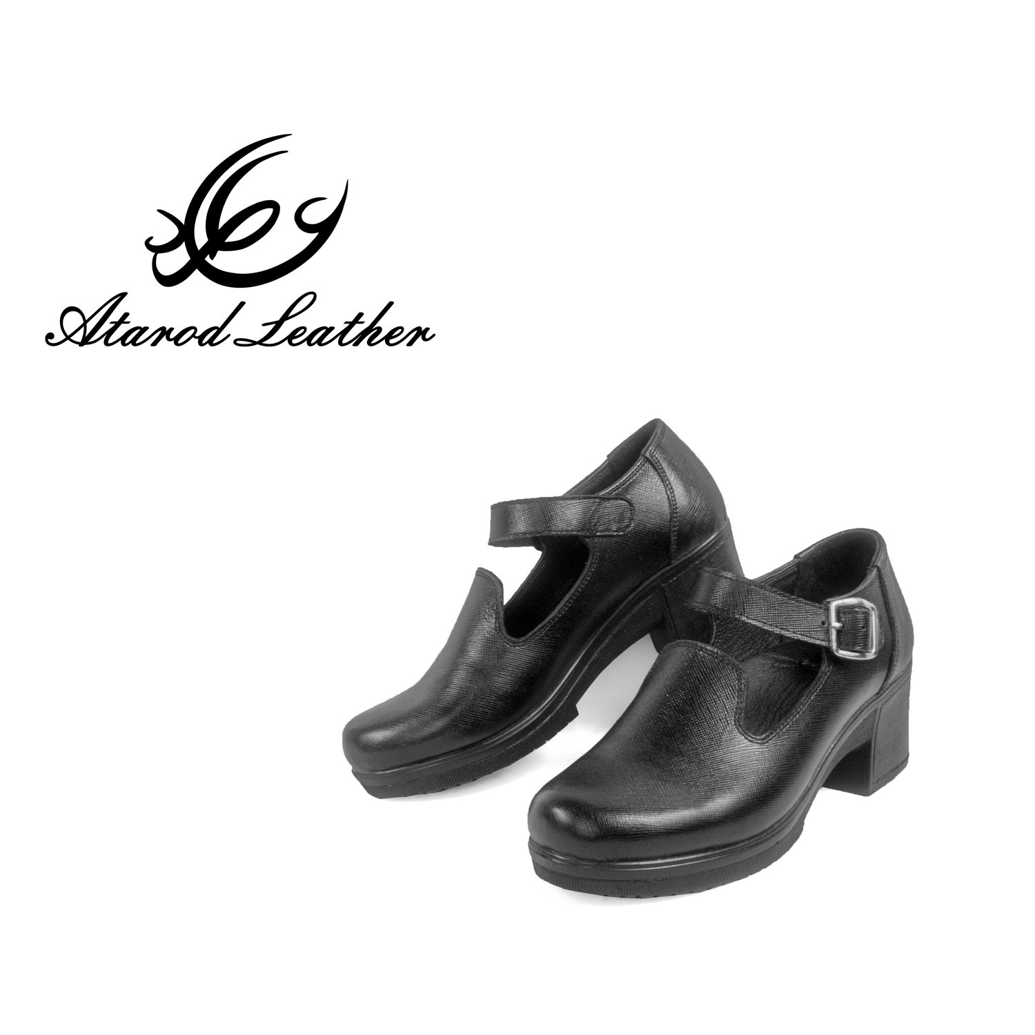 کفش زنانه چرم عطارد مدل چرم طبیعی کد SH260 - - 8