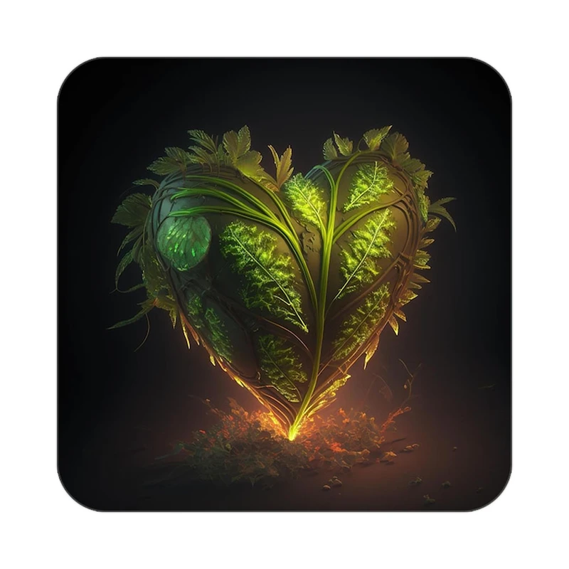 زیر لیوانی کاکتی مدل عاشقانه کد mp13960