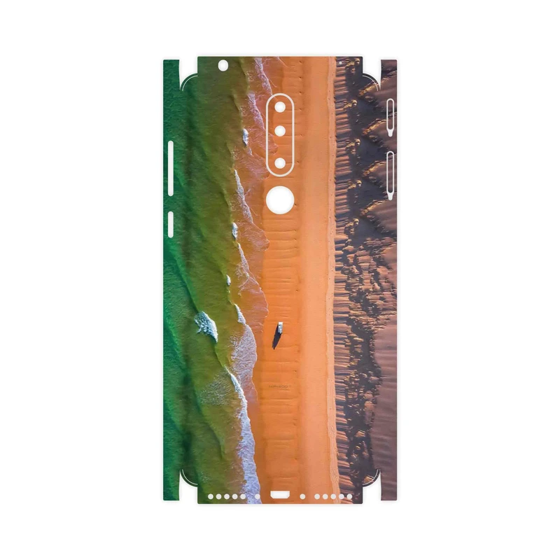 برچسب پوششی ماهوت مدل Beach and Green Sea-FullSkin مناسب برای گوشی موبایل نوکیا 3.1 Plus