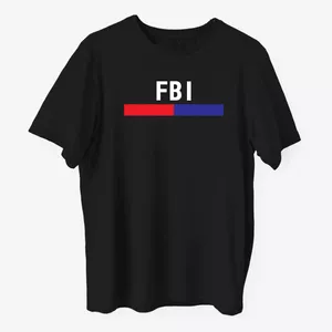تی شرت آستین کوتاه مردانه مدل FBI کد br120