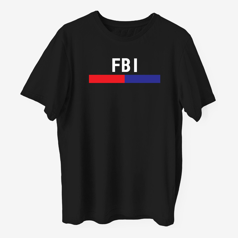 تی شرت آستین کوتاه مردانه مدل FBI کد br120