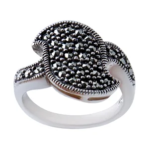    انگشتر نقره زنانه بازرگانی میلادی کد  AW_375