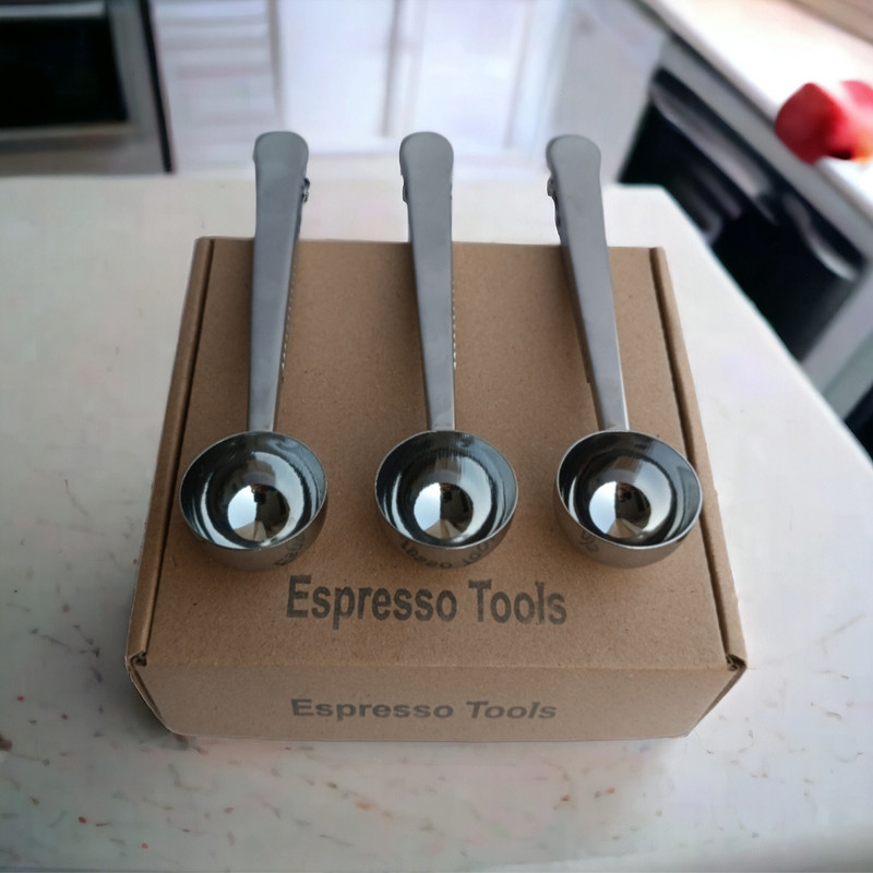 پیمانه قهوه مدل گیره دار بسته 3 عددی