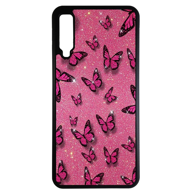 کاور طرح پروانه ها مناسب برای گوشی موبایل سامسونگ galaxy a750/a7 2018