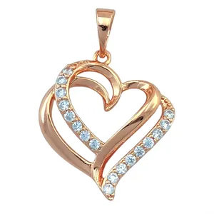 آویز گردنبند زنانه ژوپینگ مدل قلب مدل N4006