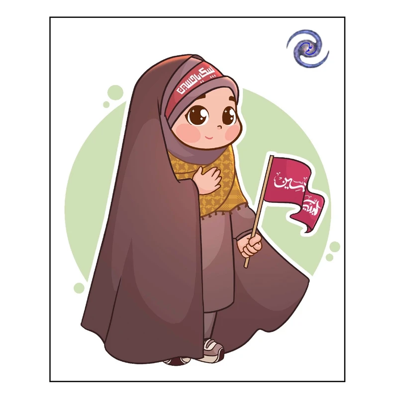 دفتر نقاشی 40 برگ طرح لبیک یا حسین