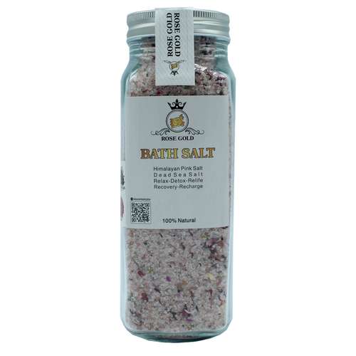 نمک حمام رز گلد مدل RoseTea  وزن 1000 گرم