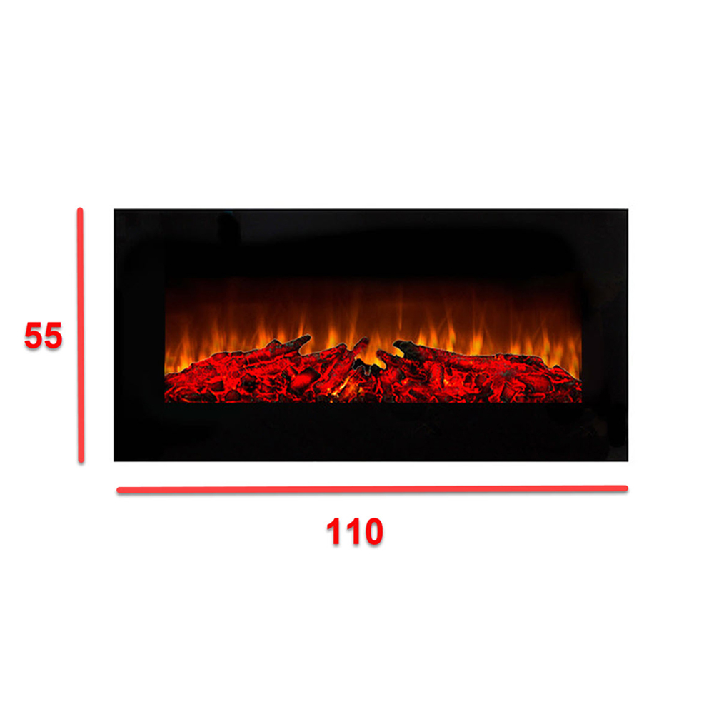 شومینه دیواری برقی شومینه بیستون مدل H.E_110_L2