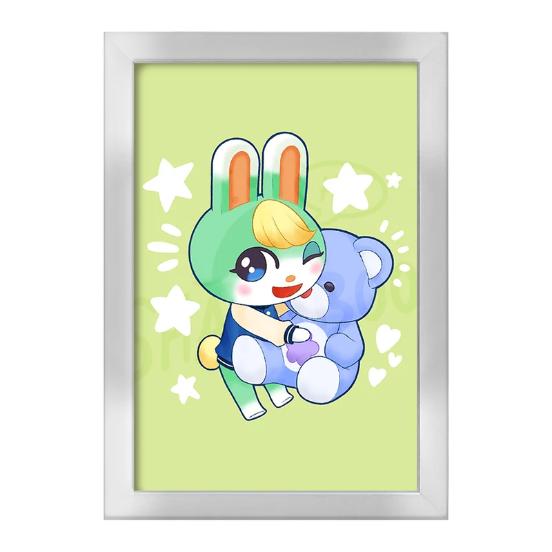 تابلو خندالو طرح بازی انیمال کراسینگ (Animal Crossing) کد 32633