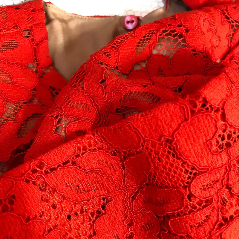 پیراهن زنانه اچ اند ام مدل تمام گیپور کد 0601005