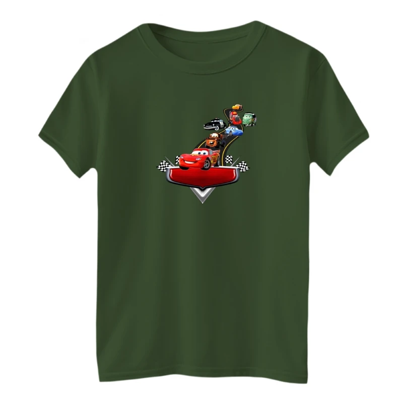 تی شرت آستین کوتاه بچگانه مدل ماشین ها کد02