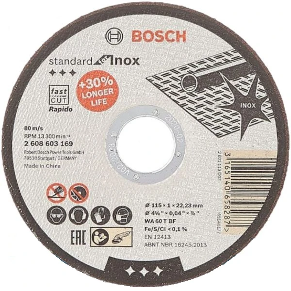 صفحه برش استیل بوش مدل 3169