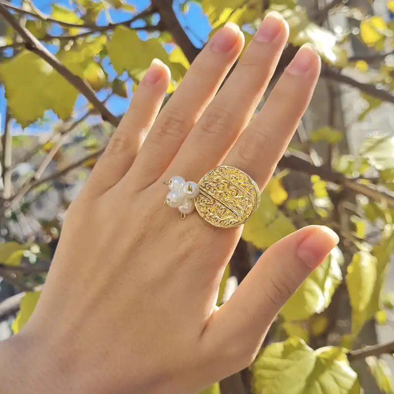 انگشتر مدل مرواریدی