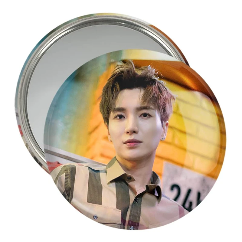 آینه جیبی خندالو مدل لیتوک گروه سوپر جونیور Super Junior  کد 12171
