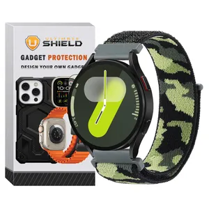 Ultimate Shield Nylon Army UL Band for Samsung Galaxy Watch 4/5/6/7/FE size 40/43/44/46/47mm