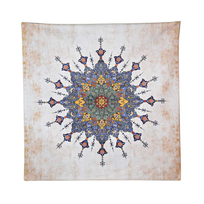 رومیزی مدل مخمل طرح فرش کد 104