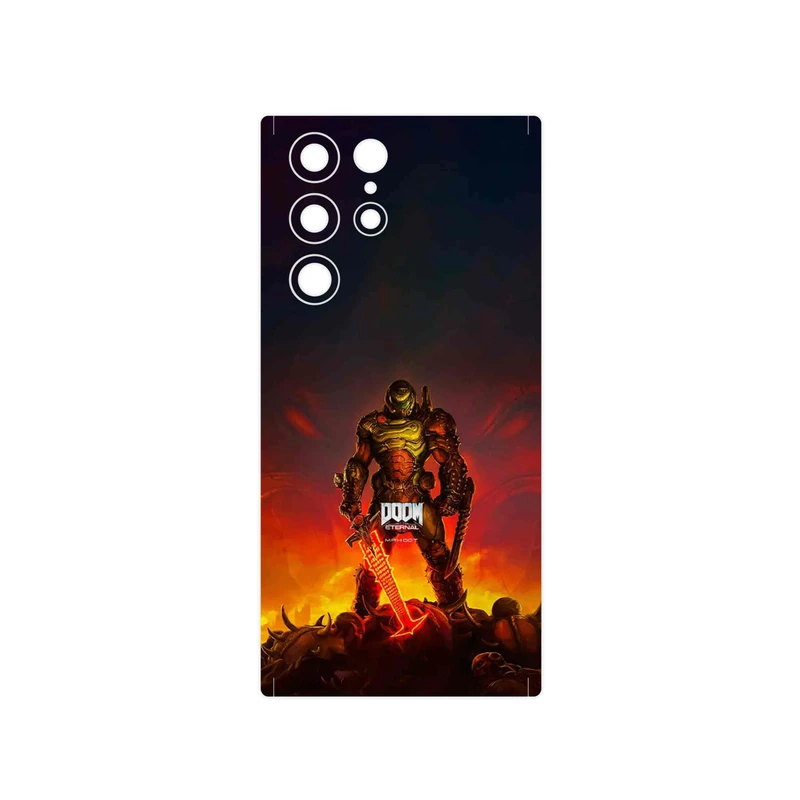 برچسب پوششی ماهوت مدل DOOM Game Series مناسب برای گوشی موبایل سامسونگ Galaxy S22 Ultra 5G