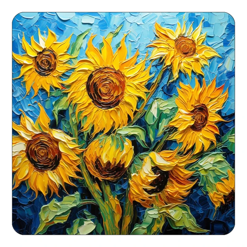 مگنت کاکتی طرح نقاشی رنگ روغن مدل mp70633