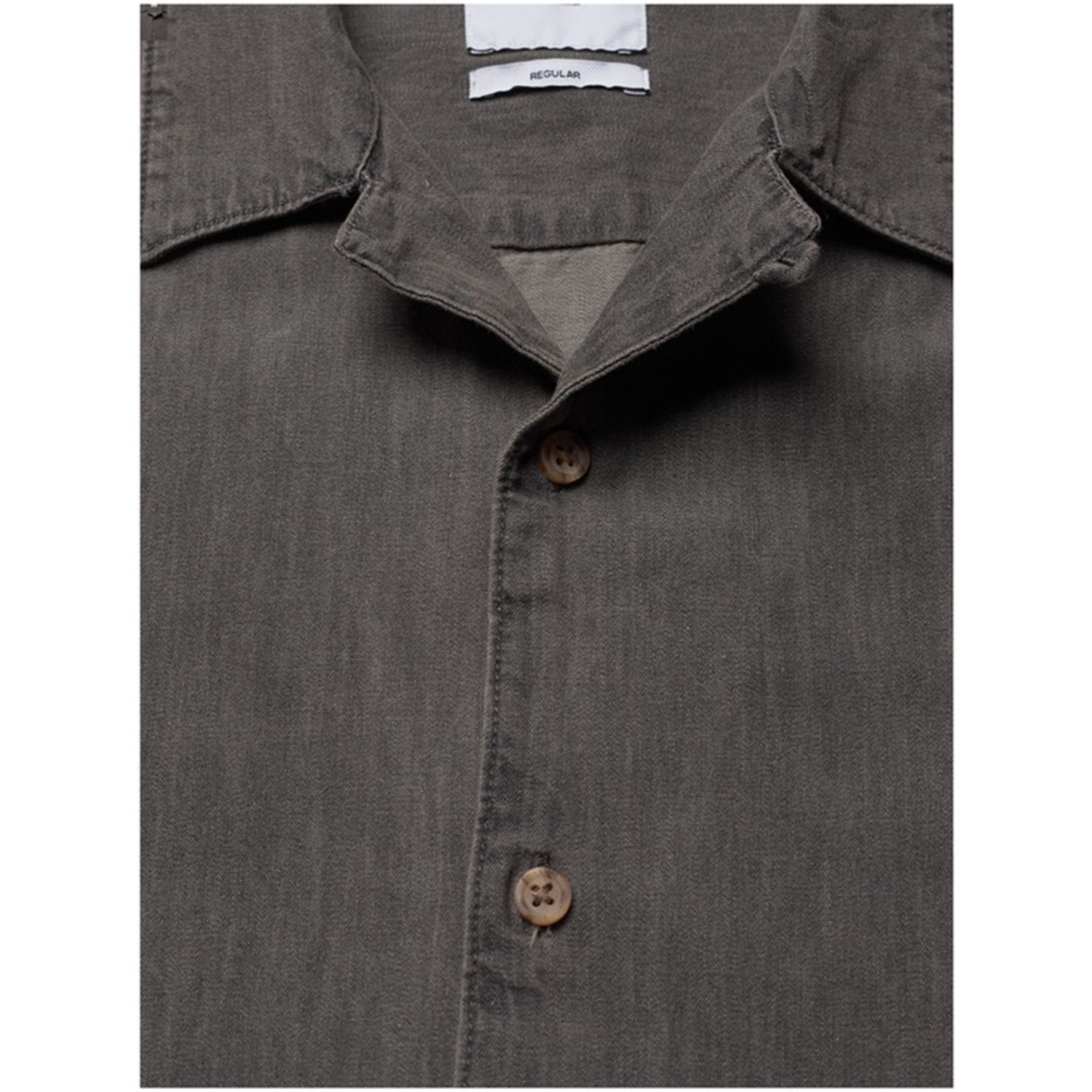 پیراهن آستین کوتاه مردانه اونلی اند سانز مدل جین کد AUGUST-22016591 رنگ خاکستری -  - 3