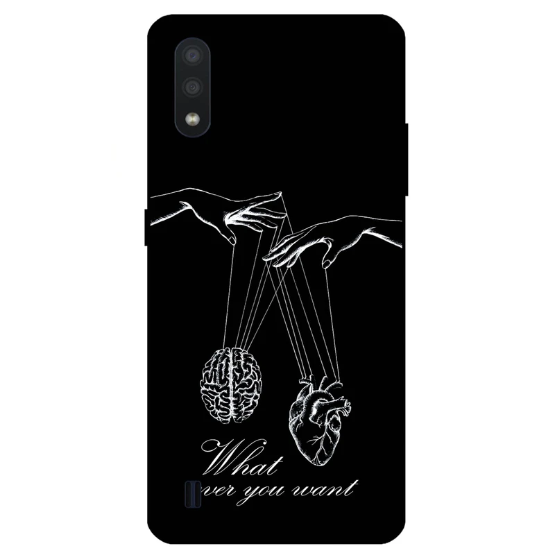 کاور مگافون طرح فکر و احساس مدل 1899 مناسب برای گوشی موبایل سامسونگ Galaxy A01   