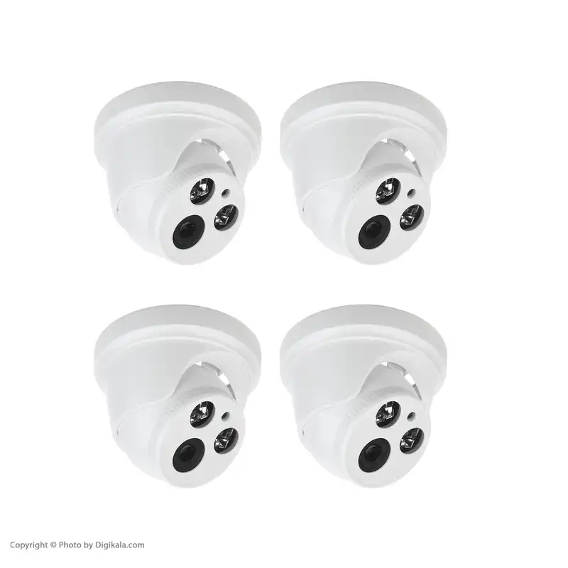 دوربین مدار بسته آنالوگ ان آی کی مدل D130 بسته ۴ عددی