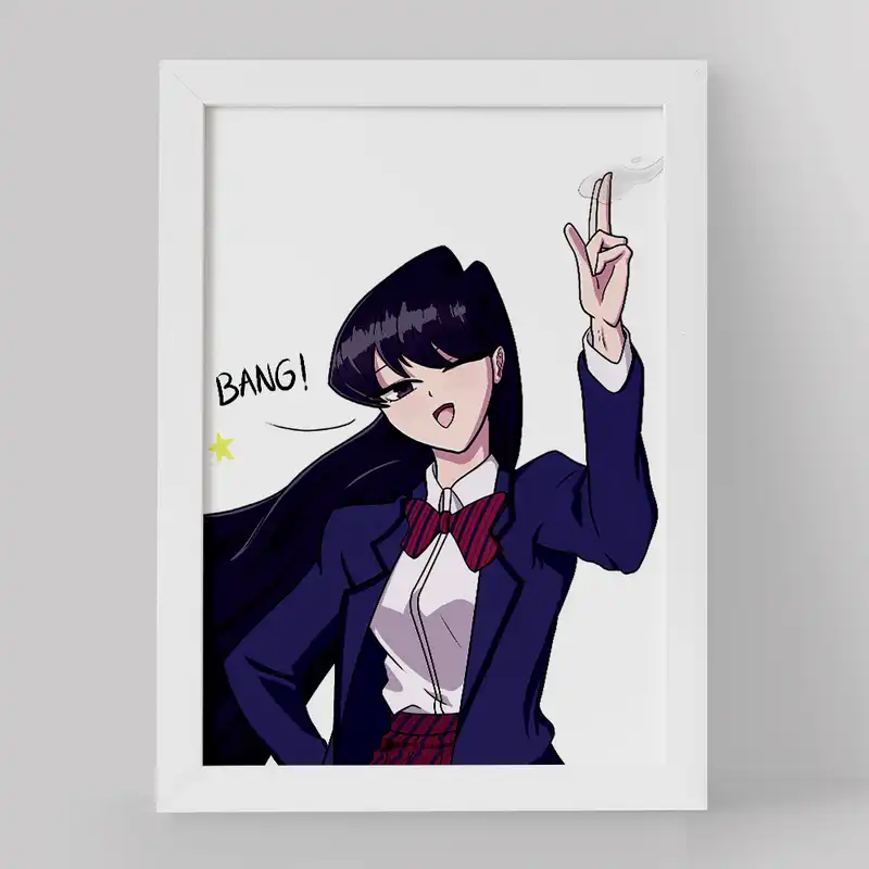 تابلو خندالو مدل انیمه کومی سان کد 16072