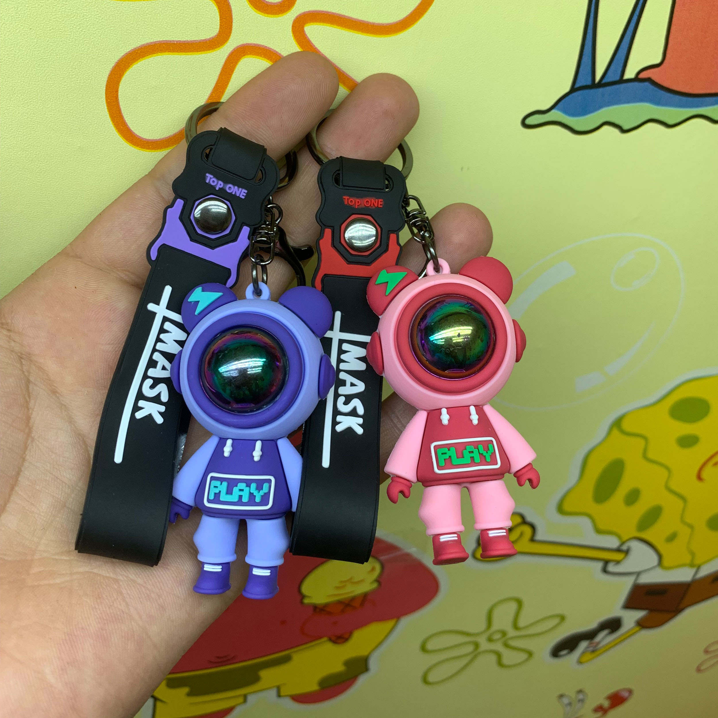 جاکلیدی مدل سیلیکونی طرح فضانورد اورجینال