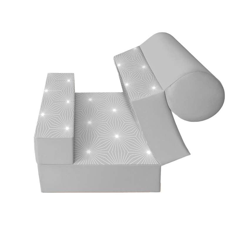 مبل تختخواب شو یک نفره نوپه هوم مدل پترن هندسی P1024