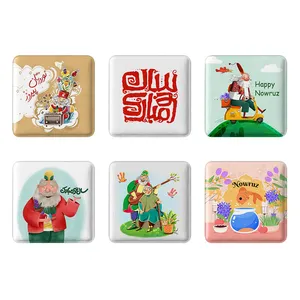 مگنت خندالو طرح نوروز کد 1550A مجموعه 6 عددی