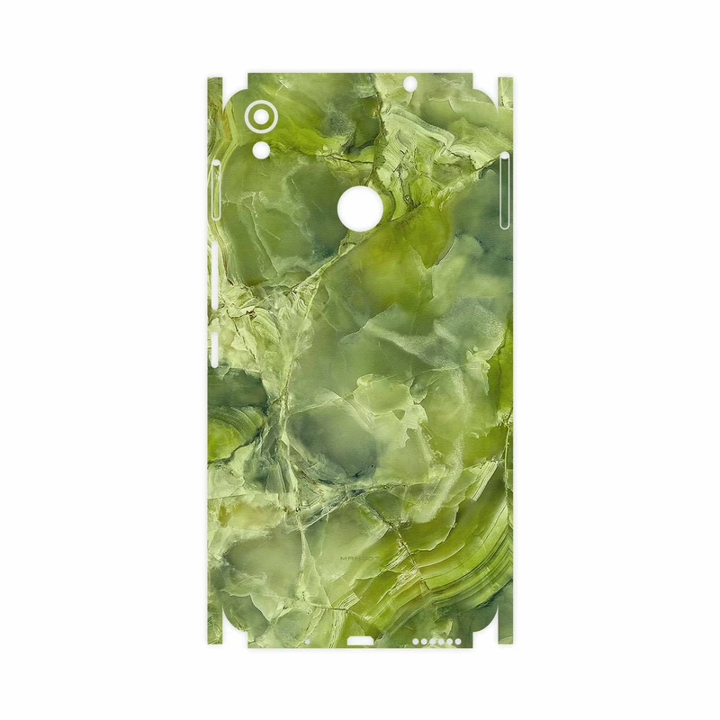 برچسب پوششی ماهوت مدل Green Crystal Marble-FullSkin مناسب برای گوشی موبایل تکنو Camon CX Air