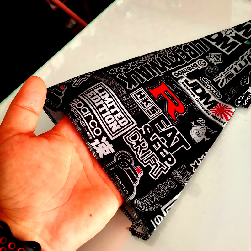 گردگیر دنده خودرو طرح آرم دار مدل براق کد MSKI-GTR