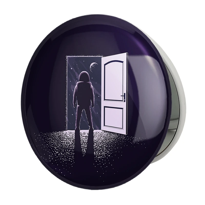 آینه جیبی خندالو طرح فضایی مدل تاشو کد 25164 