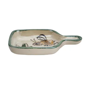 ظرف سرامیکی مدل خرما خوری لاستر